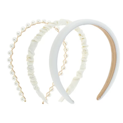 Unique Bargains Women's Solid Hairband White 1 Set 7 Unique Bargains Women's Solid Hairband White 1 Set - Image 5