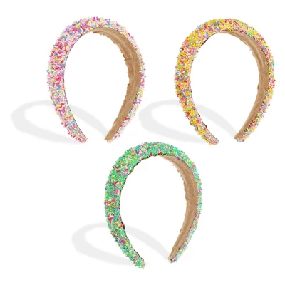 Unique Bargains Women's Sprinkle Headband 3 Pcs 9 Unique Bargains Women's Sprinkle Headband 3 Pcs - Image 7