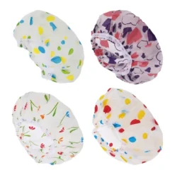 Unique Bargains Women's Dots Pattern Shower Cap Multicolor 4 Pcs 9 Unique Bargains Women's Dots Pattern Shower Cap Multicolor 4 Pcs -Glow Up Beauty Store GUEST 08da8622 b45b 4797 88b3 e3ed8e3a590d
