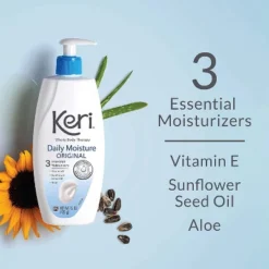 Keri - Original Daily Dry Skin Therapy Moisturizing Lotion, 15 Oz