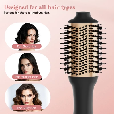 NICEBAY Hair Dryer Brush, Blow Dryer Brush With Display Screen, One Step Hot Air Brush For Hair Drying, Styling And Volumizing 4 NICEBAY Hair Dryer Brush, Blow Dryer Brush With Display Screen, One Step Hot Air Brush For Hair Drying, Styling And Volumizing - Image 2