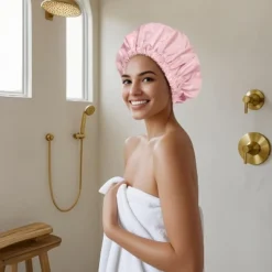 Reusable Shower Cap For Women, Large Waterproof Shower Essentials Bonnet Washable Elastic Band Bath Hair Wrap Hat 10 Reusable Shower Cap For Women, Large Waterproof Shower Essentials Bonnet Washable Elastic Band Bath Hair Wrap Hat -Glow Up Beauty Store GUEST 0c6251b1 be45 410a 9fe9 7edf254bf63f