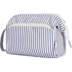 Narwey Striped Wide Open Makeup Bag Women, Travel Toiletry Bag -Glow Up Beauty Store GUEST 0db07544 7cd7 45fc 9fa1 7e3bc0053538