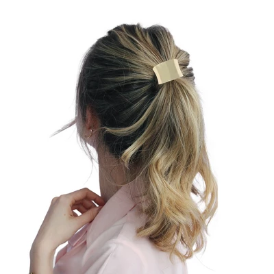 Unique Bargains Women's Cylindrical Ponytail Buckle Hair Clip 1 Pc 4 Unique Bargains Women's Cylindrical Ponytail Buckle Hair Clip 1 Pc - Image 2