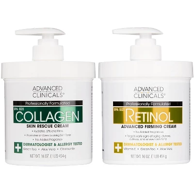 Advanced Clinicals Retinol Body Cream & Collagen Body Lotion Skin Care Set. Anti-Aging Body & Face Moisturizing Creams. Two - 16 Oz 16 Advanced Clinicals Retinol Body Cream & Collagen Body Lotion Skin Care Set. Anti-Aging Body & Face Moisturizing Creams. Two - 16 Oz - Image 14