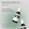 Advanced Clinicals Brightening 5% Niacinamide Face Serum W/ Vitamin C + Hyaluronic Acid For Blotchy Skin, 1.75 Fl Oz