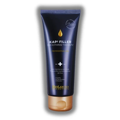 Salerm Kaps Filler Smoothing Therapy Liss Maintenance Mask (6.6 Oz) - Enhances Shine & Softness For Straightened Hair Effect Up To 3 Months 4 Salerm Kaps Filler Smoothing Therapy Liss Maintenance Mask (6.6 Oz) - Enhances Shine & Softness For Straightened Hair Effect Up To 3 Months - Image 2
