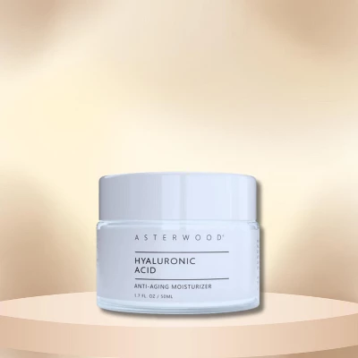 Asterwood Hyaluronic Acid Anti-Aging Moisturizer - 1.7oz - A Velvety Cream For Timeless Hydration 4 Asterwood Hyaluronic Acid Anti-Aging Moisturizer - 1.7oz - A Velvety Cream For Timeless Hydration - Image 2