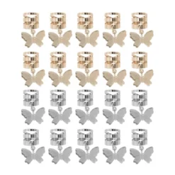 Unique Bargains Hollow Butterfly Hair Cuffs Dreadlock 20 Pcs 14 Unique Bargains Hollow Butterfly Hair Cuffs Dreadlock 20 Pcs -Glow Up Beauty Store GUEST 1390e0b7 7783 4be2 859d cd73fc0cdea1