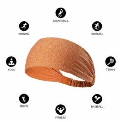 Wikineon Sports Headbands For Men & Women -5 Pack, Wicking Sweatbands, Elastic Non Slip Sweat Bands, Athletic Workout Fashion Wide Hair Bands -Glow Up Beauty Store GUEST 15d2ef90 717e 4f72 b39f 468877928619