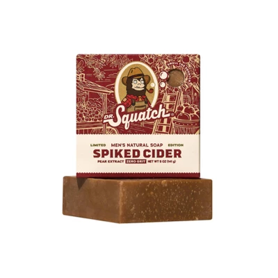 DR. SQUATCH Men's All Natural Bar Soap - Spiked Cider - 5oz 6 DR. SQUATCH Men's All Natural Bar Soap - Spiked Cider - 5oz - Image 4