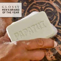 Papatui Men's Exfoliating And Hydrating Sulfate-Free Mango Butter, Avocado Oil And Ceramides Mini Bar Soap - Cedar Sport - 1.4oz -Glow Up Beauty Store GUEST 1ada46a1 086c 4b22 b6ab 692e4df57109