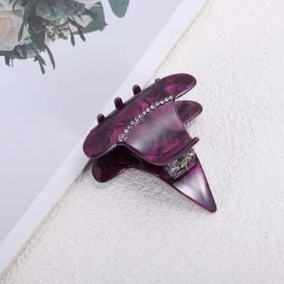 Unique Bargains Women's Halloween Witch Hat Claw Clip Purple 1 Pc 6 Unique Bargains Women's Halloween Witch Hat Claw Clip Purple 1 Pc - Image 4
