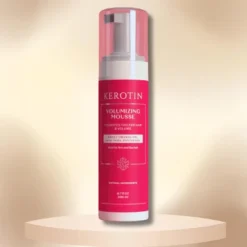 Kerotin Volumizing Mousse Sweet Orange Oil, Aloe Vera, Panthenol (6.7 Oz) - Boosts Volume & Thickness | Adds Bounce & Shine
