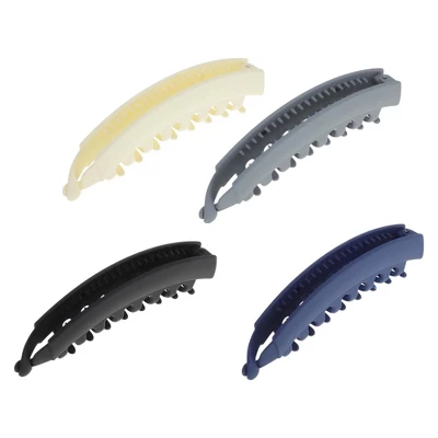 Unique Bargains Women's Fashion Banana Hair Clips 4 Pcs 13 Unique Bargains Women's Fashion Banana Hair Clips 4 Pcs - Image 11