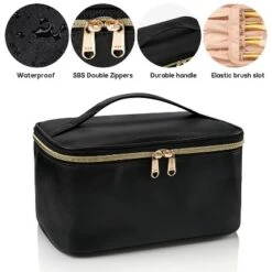 Makeup Bag, Portable Cosmetic Bag, Large Capacity Travel Makeup Case Organizer 12 Makeup Bag, Portable Cosmetic Bag, Large Capacity Travel Makeup Case Organizer -Glow Up Beauty Store GUEST 22124237 dfc3 4b57 8b85 af973a6e2188