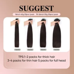 Jessie's Wig 10-14 Inch Tape In Hair Extensions For Women Thin Hair Straight #1B 30g 20 Pcs/Pack -Glow Up Beauty Store GUEST 23bbf8ad bd7b 4b21 9ea6 2aa60f5d6444 2