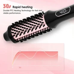 NICEBAY Heated Round Brush, Thermal Styling Brush, Thermal Brush, Electric Curling Brush With 6 Temp Settings -Glow Up Beauty Store GUEST 25847f95 aec2 46a0 b2b4 7b43ba11b88a 1