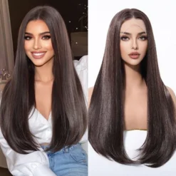 Jessie's Wig Straight Wig Heat Resistant Middle Length Synthetic Hair 13x3.5 Lace Wigs Brown Color 22 Inch 1 Pc/Pack 21 Jessie's Wig Straight Wig Heat Resistant Middle Length Synthetic Hair 13x3.5 Lace Wigs Brown Color 22 Inch 1 Pc/Pack -Glow Up Beauty Store GUEST 27e5e037 1dc8 46c0 8a77 e0b71807cf4d