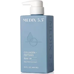 MEDIX 5.5 Collagen Peptides Body Cream, Plump + Lift Face Moisturizer & Body Lotion For Dry Skin. 15 Oz -Glow Up Beauty Store GUEST 2a1aabf2 2a77 41b0 bad5 2357cd167d7d