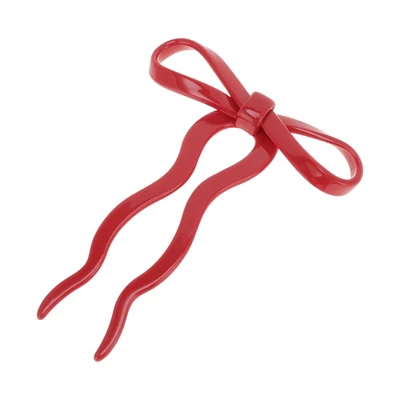 Unique Bargains Women's Bow Wave Chignon Pin 1 Pc 7 Unique Bargains Women's Bow Wave Chignon Pin 1 Pc - Image 5