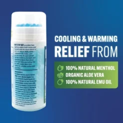 Blue Stop Max Massage Gel Mess Free 3.4 Oz