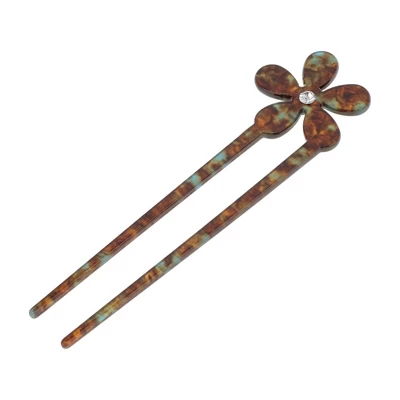 Unique Bargains Women's Five-petal Flower Chignon Pin 1 Pc 8 Unique Bargains Women's Five-petal Flower Chignon Pin 1 Pc - Image 6