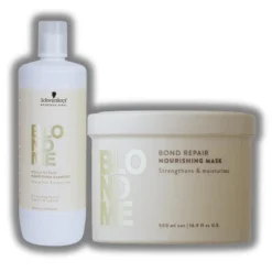 Schwarzkopf Professional BlondMe Bond Repair Nourishing Shampoo (33.8 Oz) & Nourishing Mask (16.9 Oz) DUO SET KIT - Repair Damaged Hair & Boost Shine -Glow Up Beauty Store GUEST 2d8f7721 d73d 4d20 8272 b6885650e0be