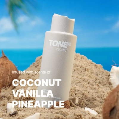 TONE By AMP Hydrating Body Wash - Coconut - 500ml 4 TONE By AMP Hydrating Body Wash - Coconut - 500ml - Image 2