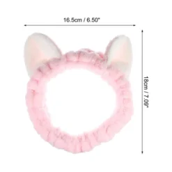 Unique Bargains Soft Plastic Silicone Cleansing Brush Cat Ears Headbands Pink Blue Green 6Pcs -Glow Up Beauty Store GUEST 31ae6696 1872 4c8b aa10 5cda2b719a70