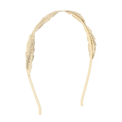 Unique Bargains Women's Grace Headbands Gold Tone 1 Pc 10 Unique Bargains Women's Grace Headbands Gold Tone 1 Pc - Image 8