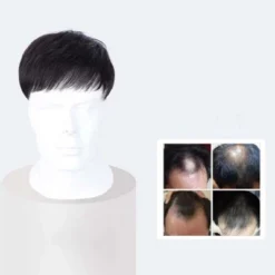 Jessie's Wig Men's Hand-Tied Human Hair Toupee Full Coverage Straight Natural Black 1 Pc/Pack -Glow Up Beauty Store GUEST 391938e9 1311 4909 a8a3 068b5e7ac1ef