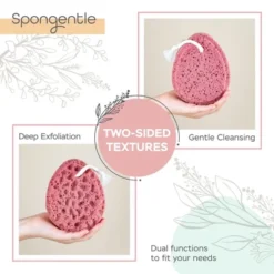 Spongentle Dual-Sided Body Sponge Loofah, Ultra Soft & Exfoliating For Gentle Daily Shower Use -Glow Up Beauty Store GUEST 3964be5d 7684 4839 9787 8a1ae4b1bdb9