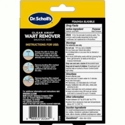 Dr. Scholls - Clear Away Wart Remover, Thin & Flexible Duragel, Cushions (9 Ct) & Medicated Discs (12 Ct)