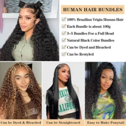 Jessie's Wig 12-16 Inch Normal Grade B Water Wave Human Hair Bundles 95g For Women Thin Hair Water Wave #1b Natural Black 1Pcs/Pack -Glow Up Beauty Store GUEST 3b621898 4737 43d9 8c71 369ff40dc742