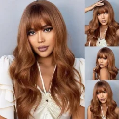 Jessie's Wig 24-26 Inch Body Wave Wig 13x5 Pre Cut Lace Brown Color With Bangs 1 Pcs/Pack -Glow Up Beauty Store GUEST 3bcb61c6 ab1e 45e4 bf22 f07e95172d91