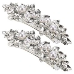 Unique Bargains Women's Rhinestone Faux Pearl Hair Barrettes 2 Pcs -Glow Up Beauty Store GUEST 3d19d1b2 bab4 402b 852d ad7c2dbbe203