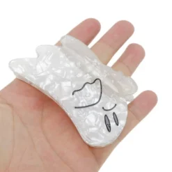 Unique Bargains Halloween Grumpy Ghost Design Claw Clip Black White 1 Pc -Glow Up Beauty Store GUEST 3f92adae c38c 4d78 a077 1e2eca135be1