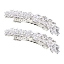 Unique Bargains Women's Leaf French Barrette Hair Clips 2 Pcs -Glow Up Beauty Store GUEST 43056109 2e20 49f0 848e 67b69f1129b8