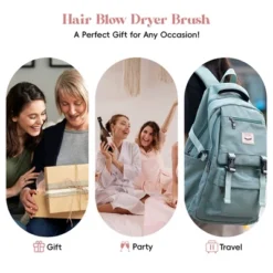 NICEBAY Hair Dryer Brush, Blow Dryer Brush With Display Screen, One Step Hot Air Brush For Hair Drying, Styling And Volumizing 19 NICEBAY Hair Dryer Brush, Blow Dryer Brush With Display Screen, One Step Hot Air Brush For Hair Drying, Styling And Volumizing -Glow Up Beauty Store GUEST 434d4eea 3f74 4ecf b4bc a97a131a0896