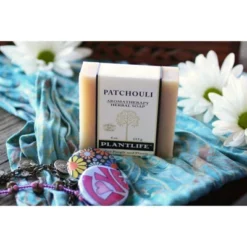 Plantlife Patchouli Bar Soap - Moisturizing And Soothing Soap For Your Skin - Hand Crafted Using Plant-Based Ingredients - Made In California 4oz Bar -Glow Up Beauty Store GUEST 43d7b036 1c5a 4282 b3ff 3c5086c24d9f