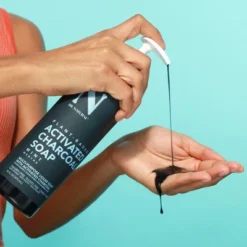 Dr. Natural Activated Charcoal Liquid Soap - Combat Acne And Blemishes - Deep Cleansing Body Wash - Gentle Body Soap For Clear Skin - Mint - 16 Oz -Glow Up Beauty Store GUEST 446a428b d246 48bc a733 4b7f5fe773ff