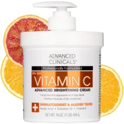 Advanced Clinicals Vitamin C Face & Body Cream For Dark Spots And Age Spots, Discoloration, 16 Oz -Glow Up Beauty Store GUEST 44c98731 1c22 47c9 99b0 0a0403639e26
