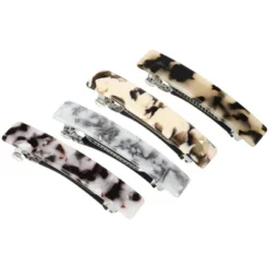 Unique Bargains Women's Tortoise Shell French Hair Barrettes 4 Pcs -Glow Up Beauty Store GUEST 45ccb3bf d0bc 4dfe 8f42 e8d377b23a74