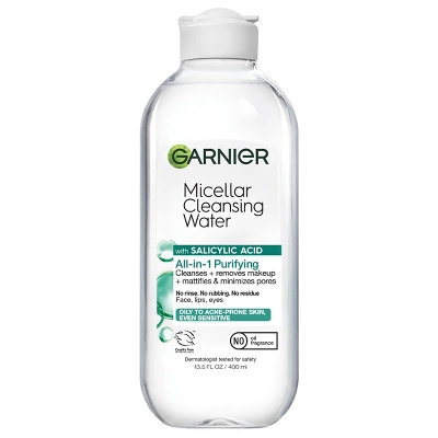 Garnier Micellar Cleansing Water With Salicylic Acid 11 Garnier Micellar Cleansing Water With Salicylic Acid - Image 9