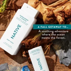 Native Limited Edition Fall Getaway Body Wash - Sandalwood & Coastal Breeze - 18 Fl Oz -Glow Up Beauty Store GUEST 47896961 bd86 4b53 b39c ba3bbeaa38ce