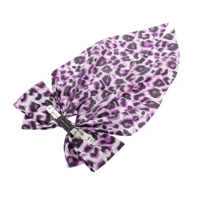 Unique Bargains Fashion Leopard Print Bow Ribbon Hair Clips Yellow Brown 1 Pc 5 Unique Bargains Fashion Leopard Print Bow Ribbon Hair Clips Yellow Brown 1 Pc - Image 3