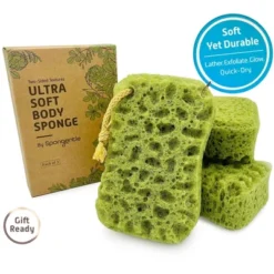 Spongentle Dual-Sided Body Sponge Loofah, Ultra Soft & Exfoliating For Gentle Daily Shower Use -Glow Up Beauty Store GUEST 4bc36af8 b416 4c06 adbc 462603f150c7