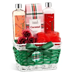 Coconut Spa Gift Basket, 6-Piece Bath & Body Set In A Wicker Basket -Glow Up Beauty Store GUEST 4bc74596 b127 414a 90e3 c1334388be20