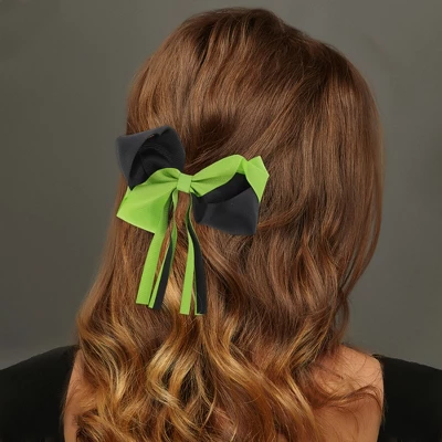 Unique Bargains Women's Halloween Bow Ribbon Duckbill Clip 1 Pc 3 Unique Bargains Women's Halloween Bow Ribbon Duckbill Clip 1 Pc